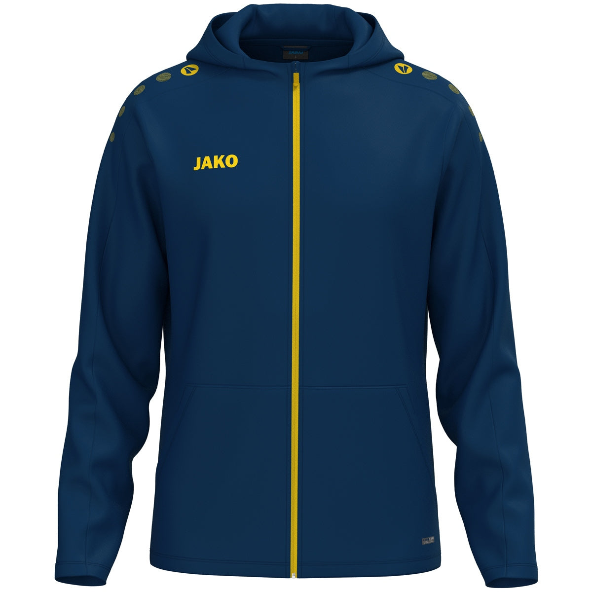 JAKO Kapuzenjacke One – Blau (941) (vorne)