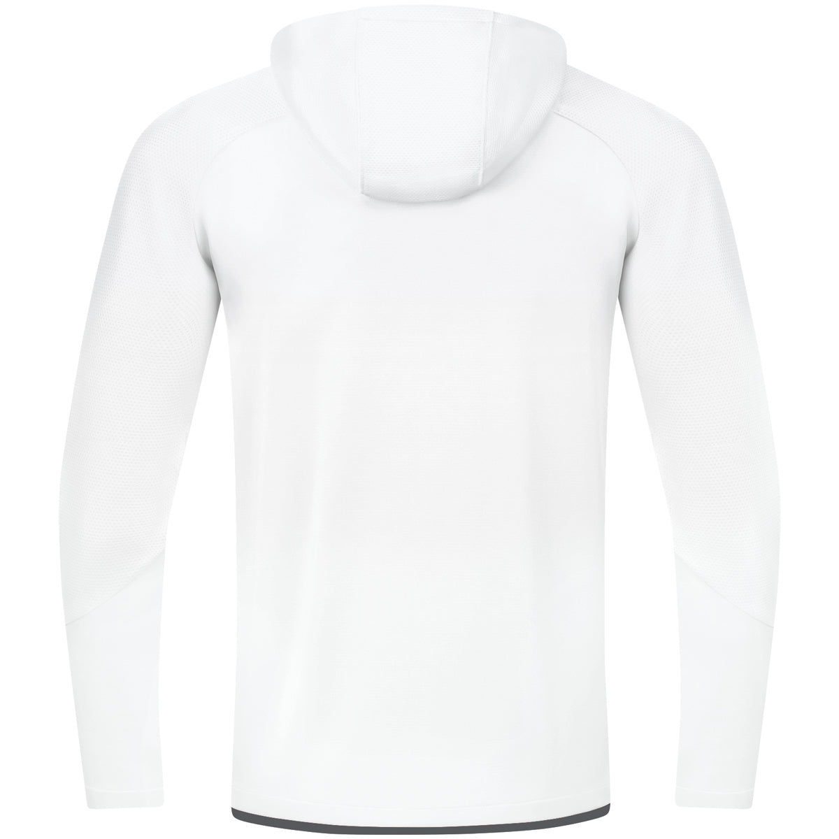 JAKO Kapuzenjacke Challenge – Weiß (hinten)