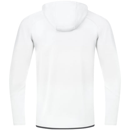 JAKO Kapuzenjacke Challenge – Weiß (hinten)