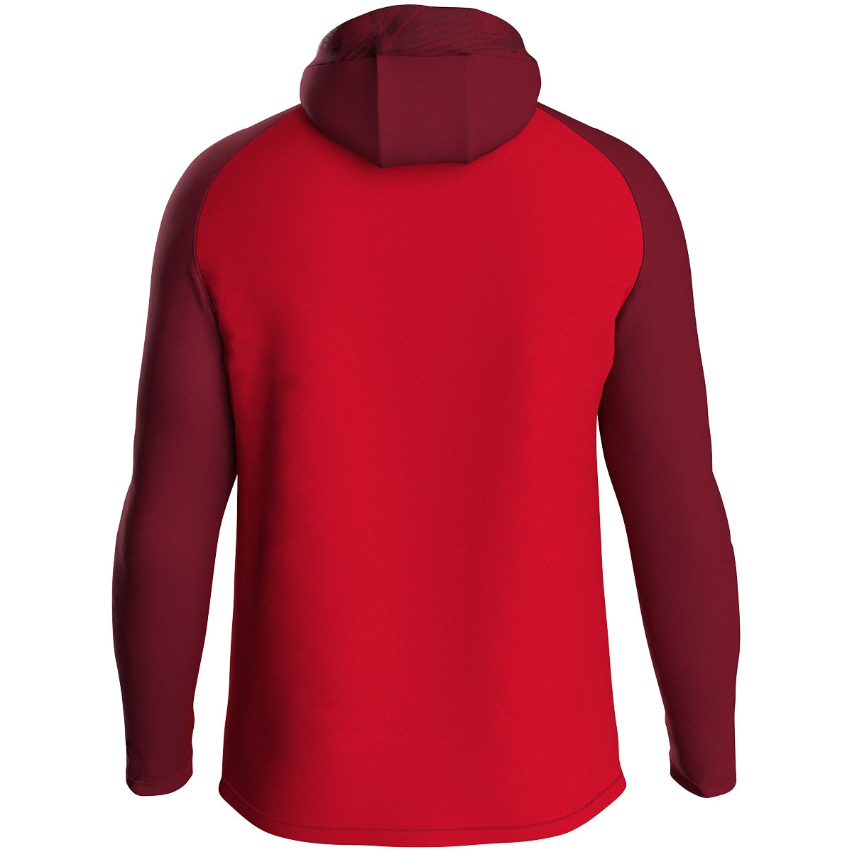 JAKO Kapuzenjacke Iconic – Rot (hinten)