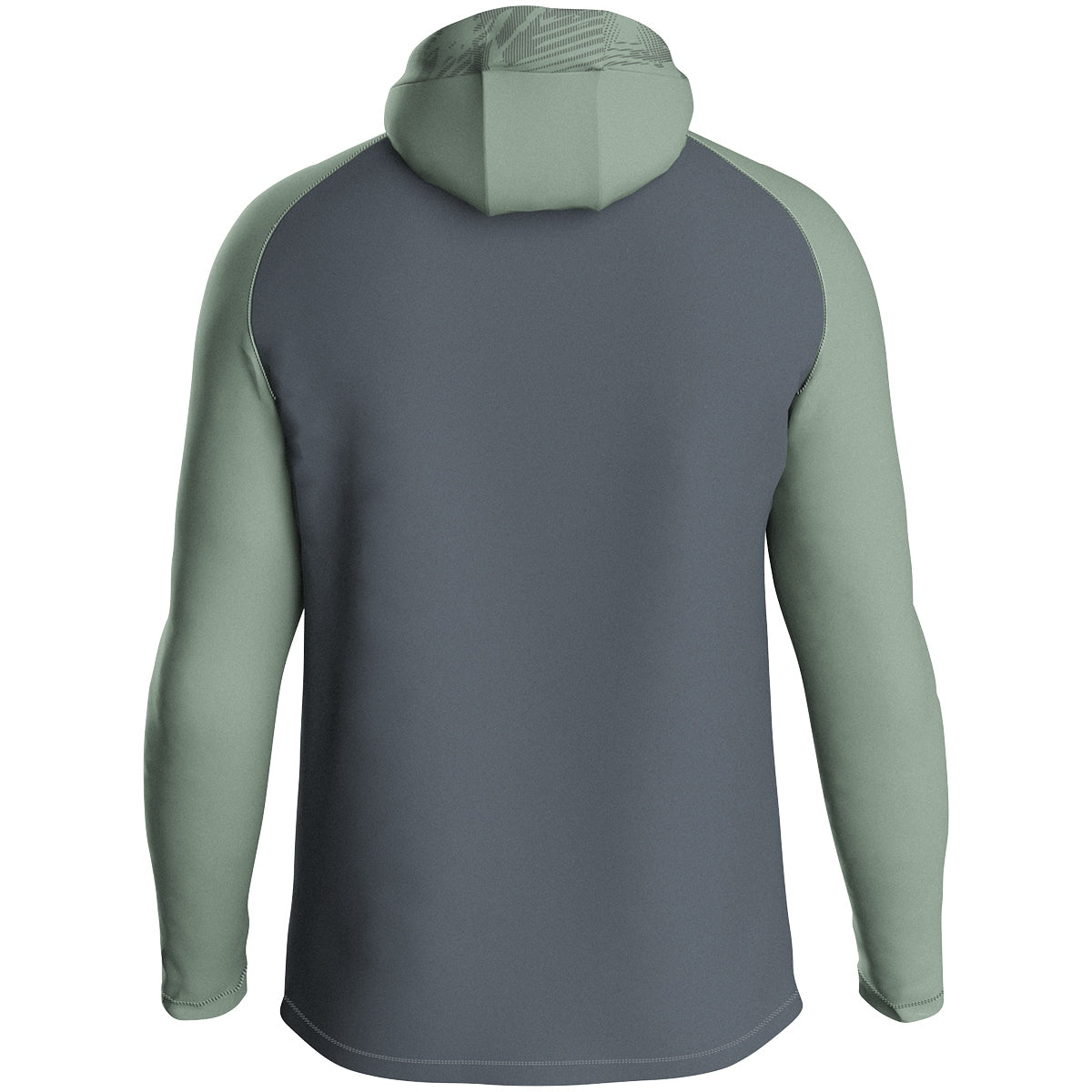 JAKO Kapuzenjacke Iconic – Grau (852) (hinten)