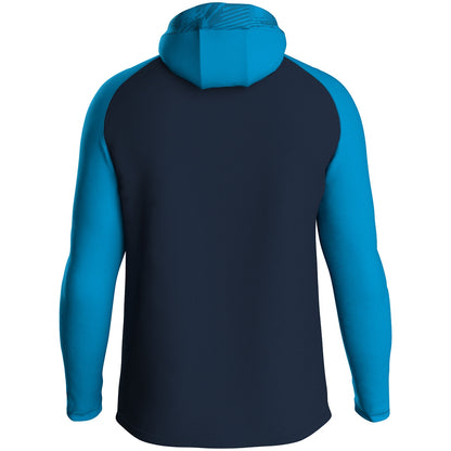JAKO Kapuzenjacke Iconic – Blau (914) (hinten)