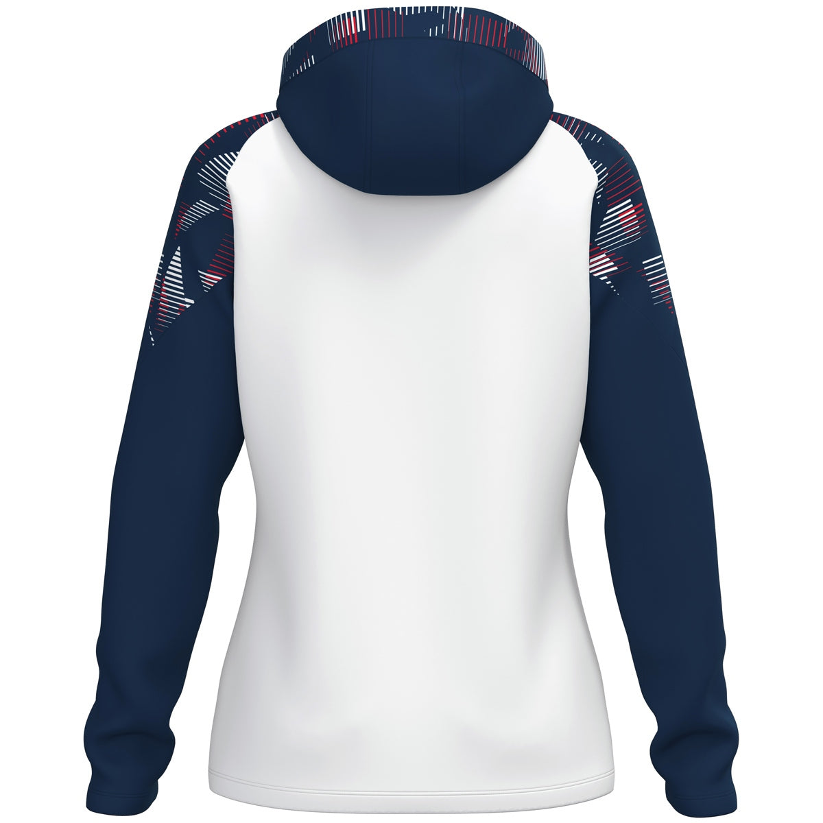 JAKO Kapuzenjacke Sonic Damen – Weiß (039) (hinten)