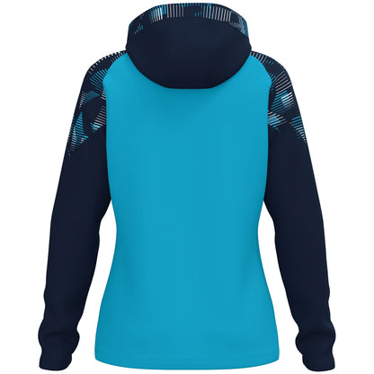 JAKO Kapuzenjacke Sonic Damen – Blau (276) (hinten)
