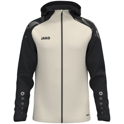 JAKO Kapuzenjacke Sonic – Weiß (035) (vorne)