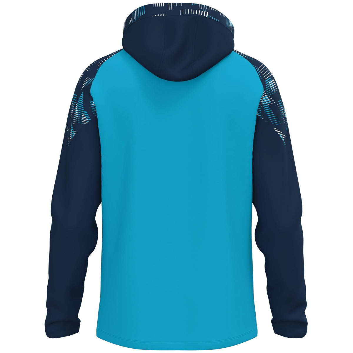 JAKO Kapuzenjacke Sonic – Blau (276) (hinten)