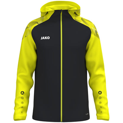 JAKO Kapuzenjacke Sonic – Schwarz (819) (vorne)