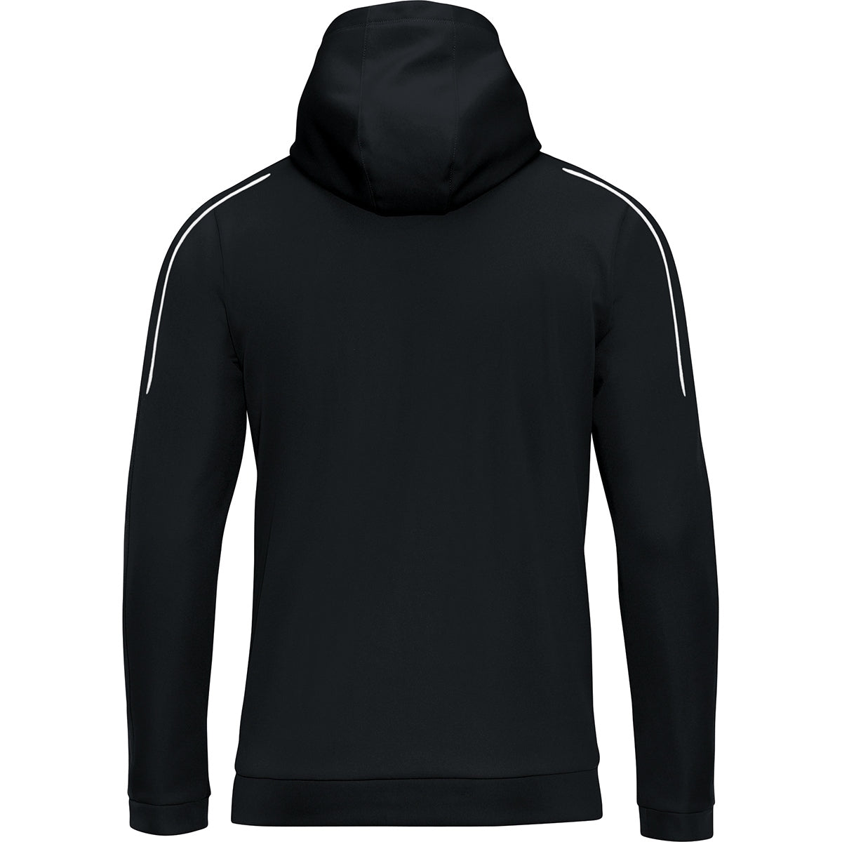 JAKO Kapuzenjacke Classico – Schwarz (hinten)