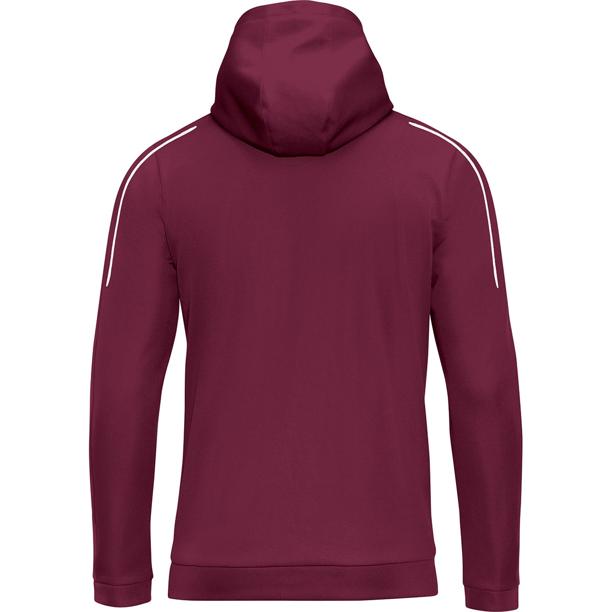 JAKO Kapuzenjacke Classico – Rot (14) (hinten)
