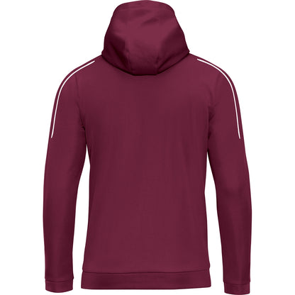JAKO Kapuzenjacke Classico – Rot (14) (hinten)