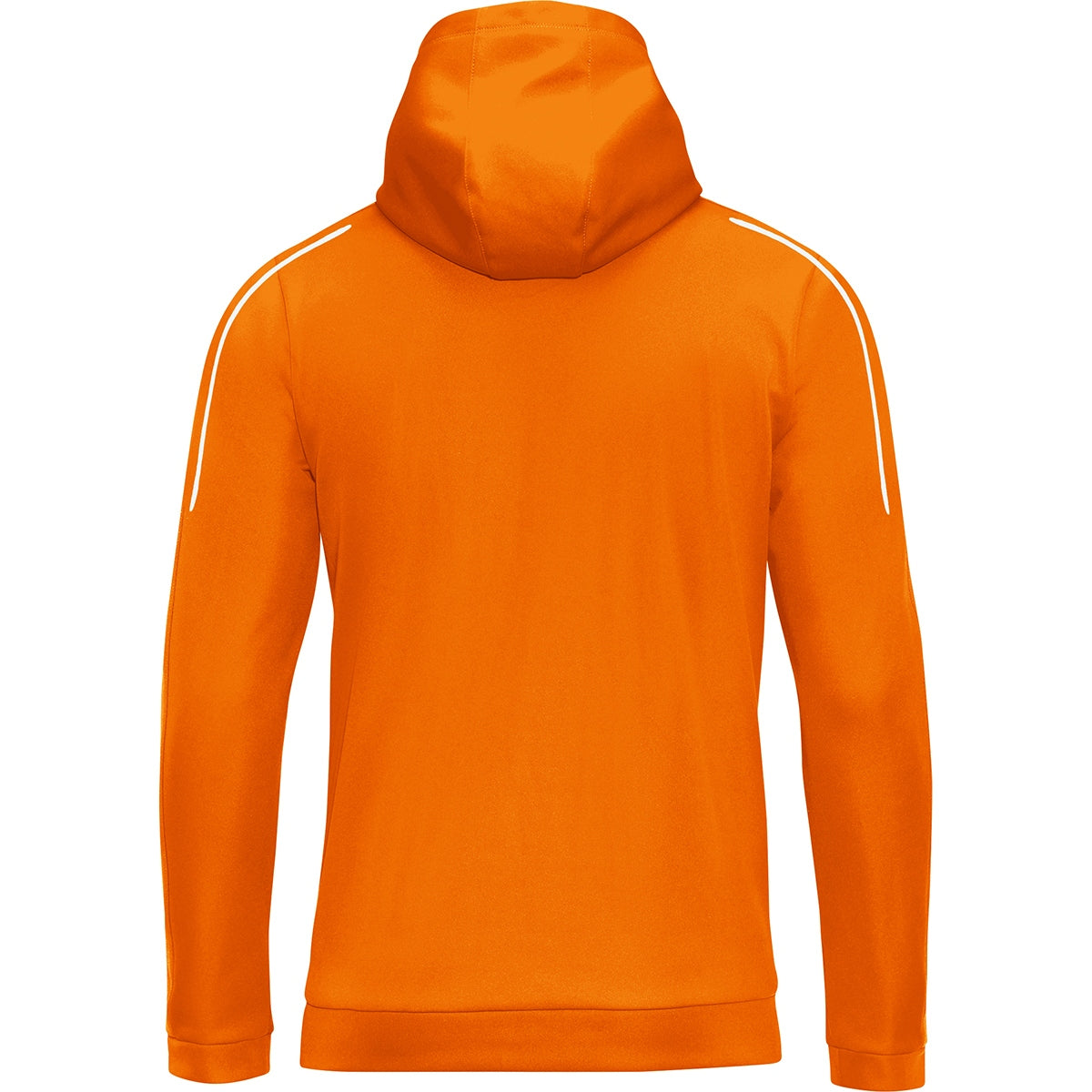 JAKO Kapuzenjacke Classico – Orange (hinten)
