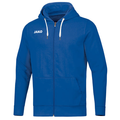 JAKO Kapuzenjacke Base – Blau (04) (vorne)