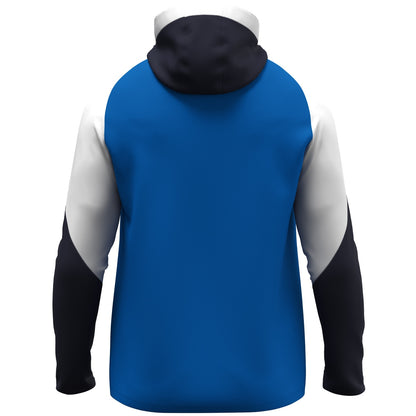 JAKO Kapuzenjacke Dynamic – Blau (405) (hinten)
