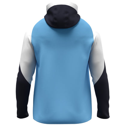 JAKO Kapuzenjacke Dynamic – Blau (431) (hinten)