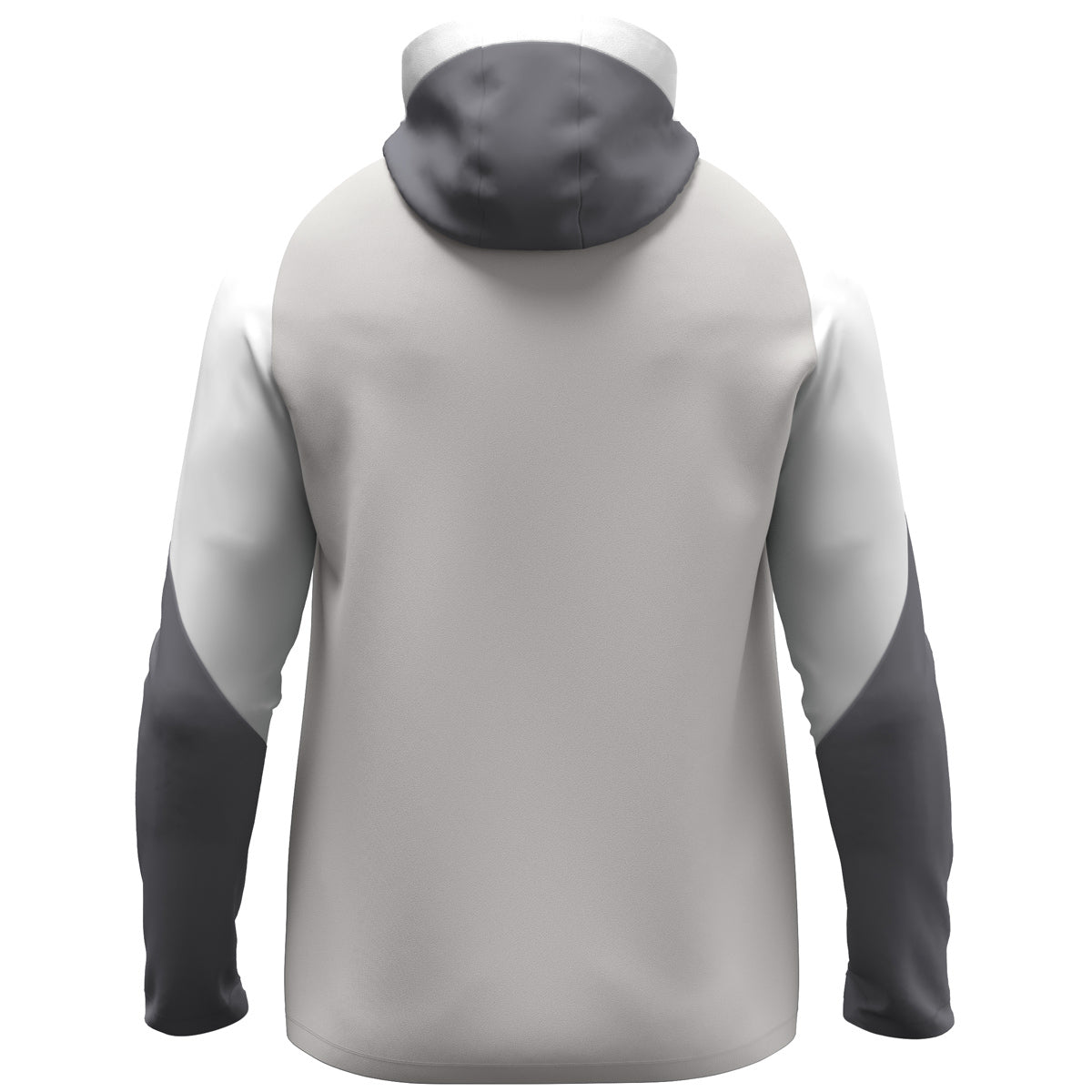 JAKO Kapuzenjacke Dynamic – Grau (hinten)
