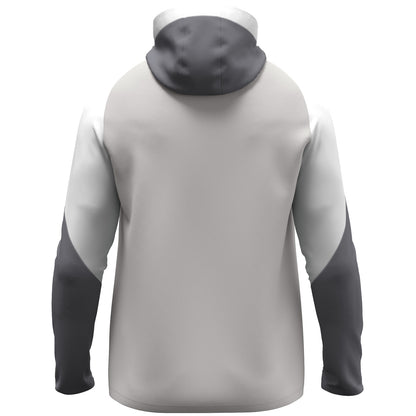 JAKO Kapuzenjacke Dynamic – Grau (hinten)