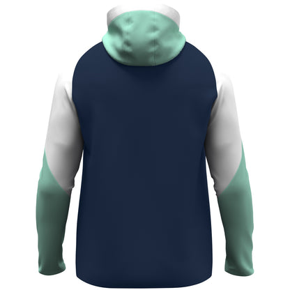 JAKO Kapuzenjacke Dynamic – Blau (915) (hinten)