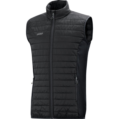 JAKO Steppweste Premium – Schwarz (vorne)