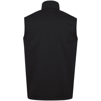 JAKO Softshellweste Premium – Schwarz (hinten)