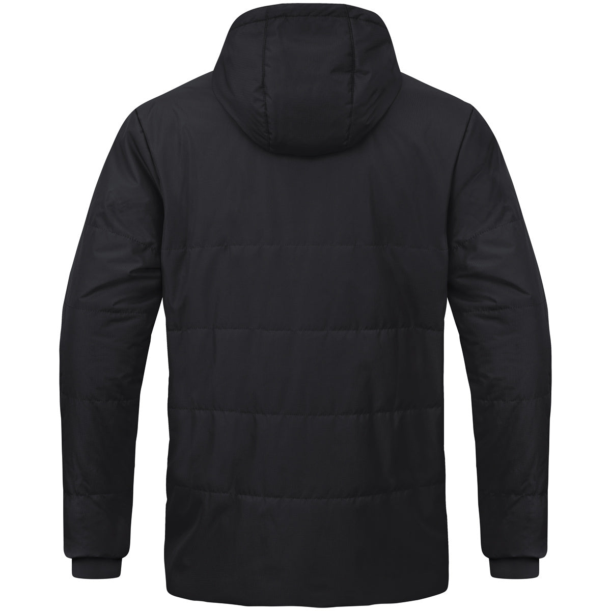 JAKO Coachjacke Team mit Kapuze – Schwarz (hinten)