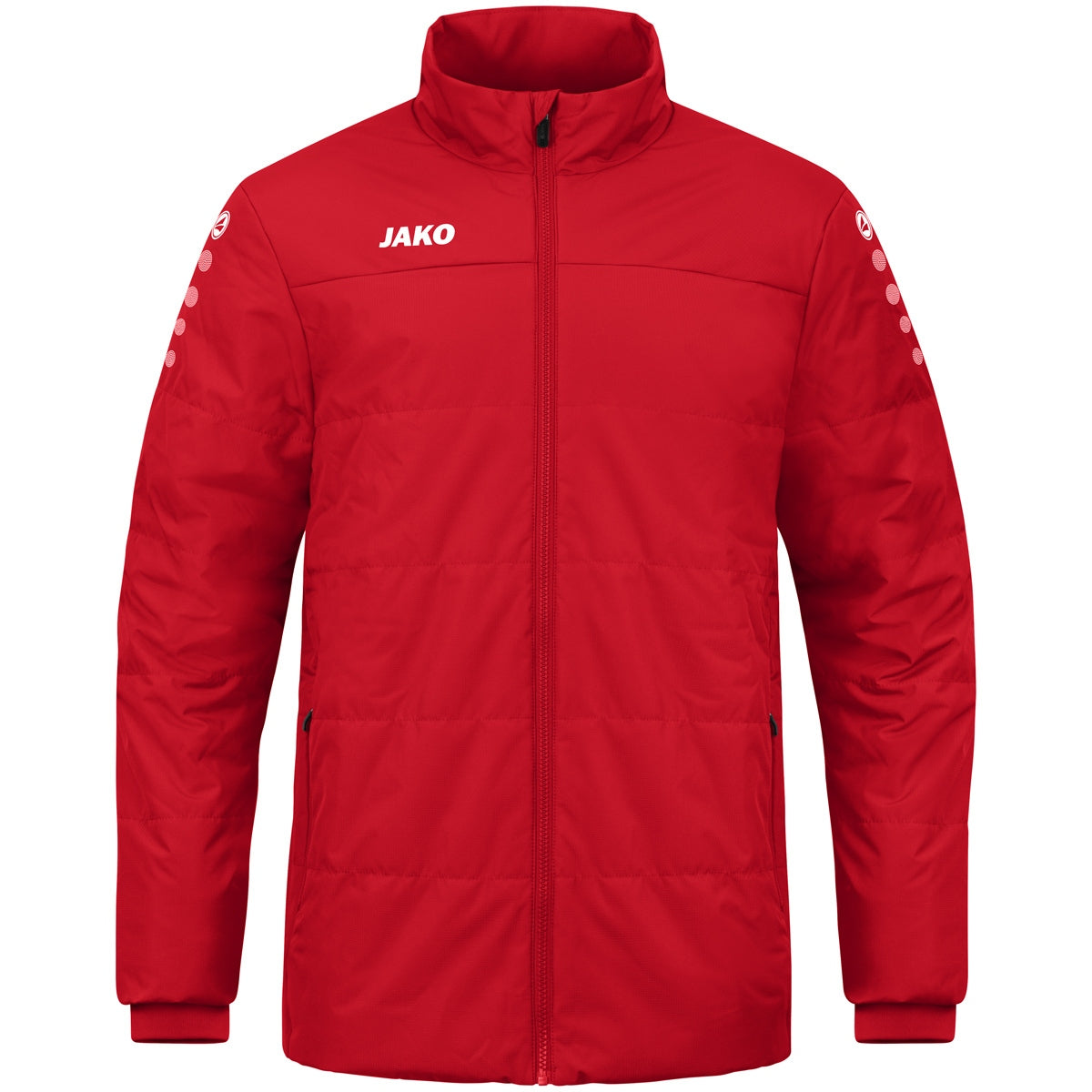 JAKO Coachjacke Team – Rot (vorne)