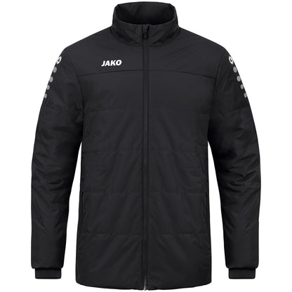 JAKO Coachjacke Team – Schwarz (vorne)