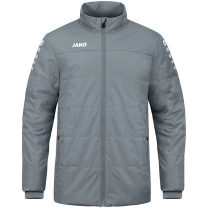 JAKO Coachjacke Team – Grau (vorne)