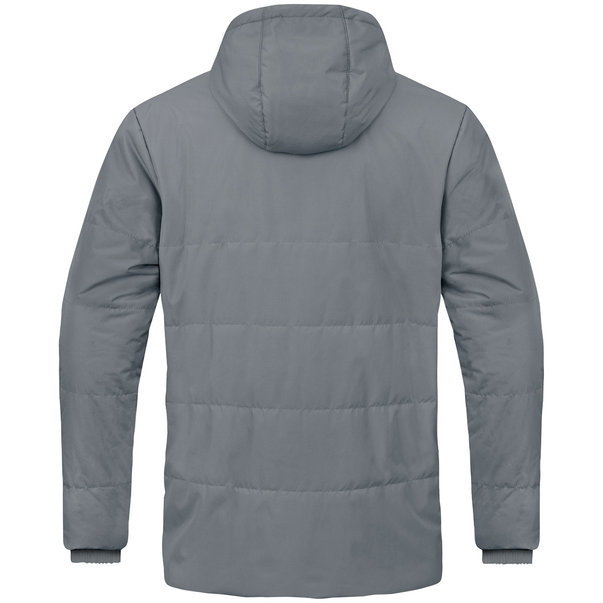 JAKO Coachjacke One mit Kapuze – Grau (hinten)
