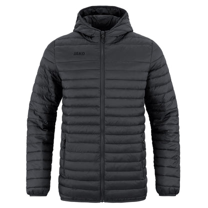 JAKO Steppjacke – Schwarz (vorne)