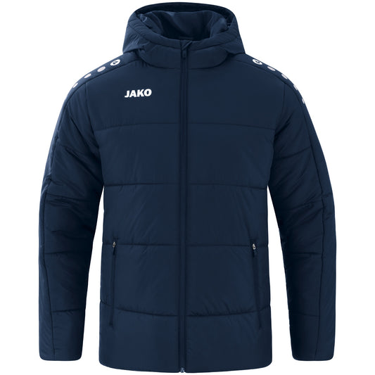 JAKO Steppjacke One – Blau (vorne)