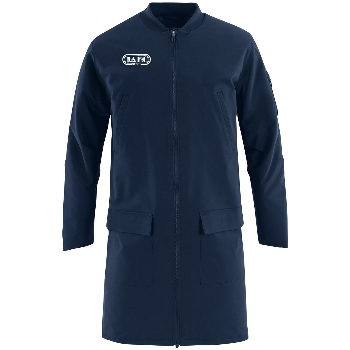 JAKO Mantel Wardrobe – Blau (vorne)