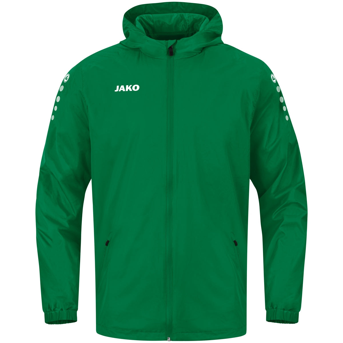 JAKO Allwetterjacke Team 2.0 – Grün (vorne)