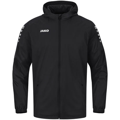 JAKO Allwetterjacke Team 2.0 – Schwarz (vorne)