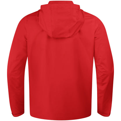 JAKO Allwetterjacke Allround – Rot (hinten)