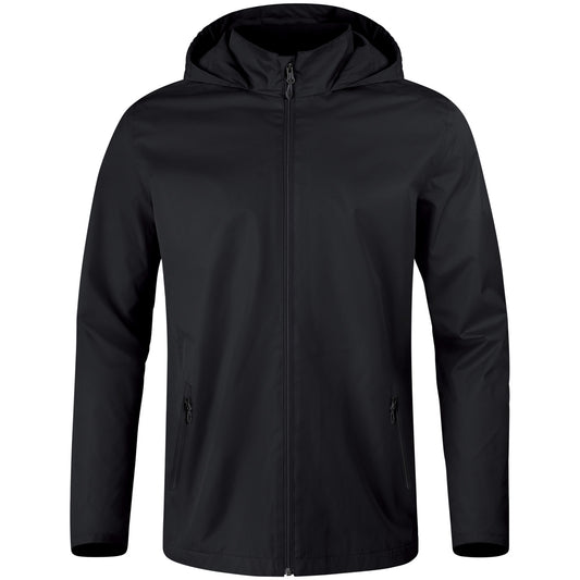 JAKO Allwetterjacke Allround – Schwarz (vorne)