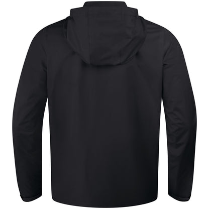 JAKO Allwetterjacke Allround – Schwarz (hinten)