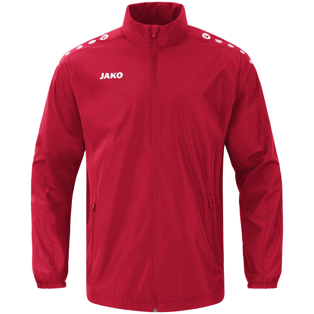 JAKO Allwetterjacke One – Rot (vorne)