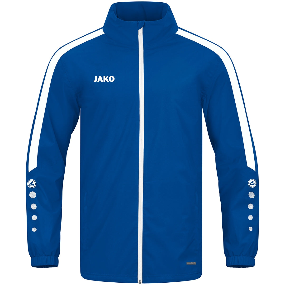 JAKO Allwetterjacke Power – Blau (400) (vorne)