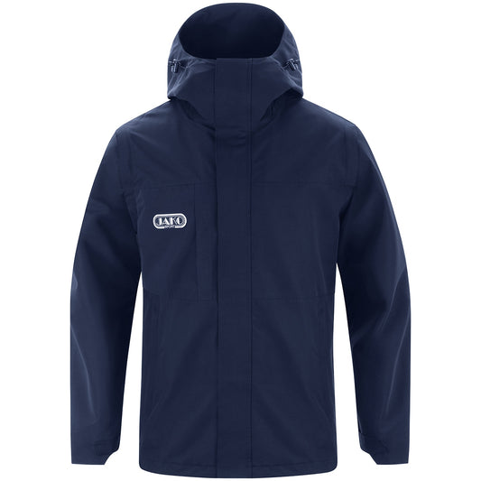 JAKO 2-in-1 Jacke Wardrobe – Blau (vorne)
