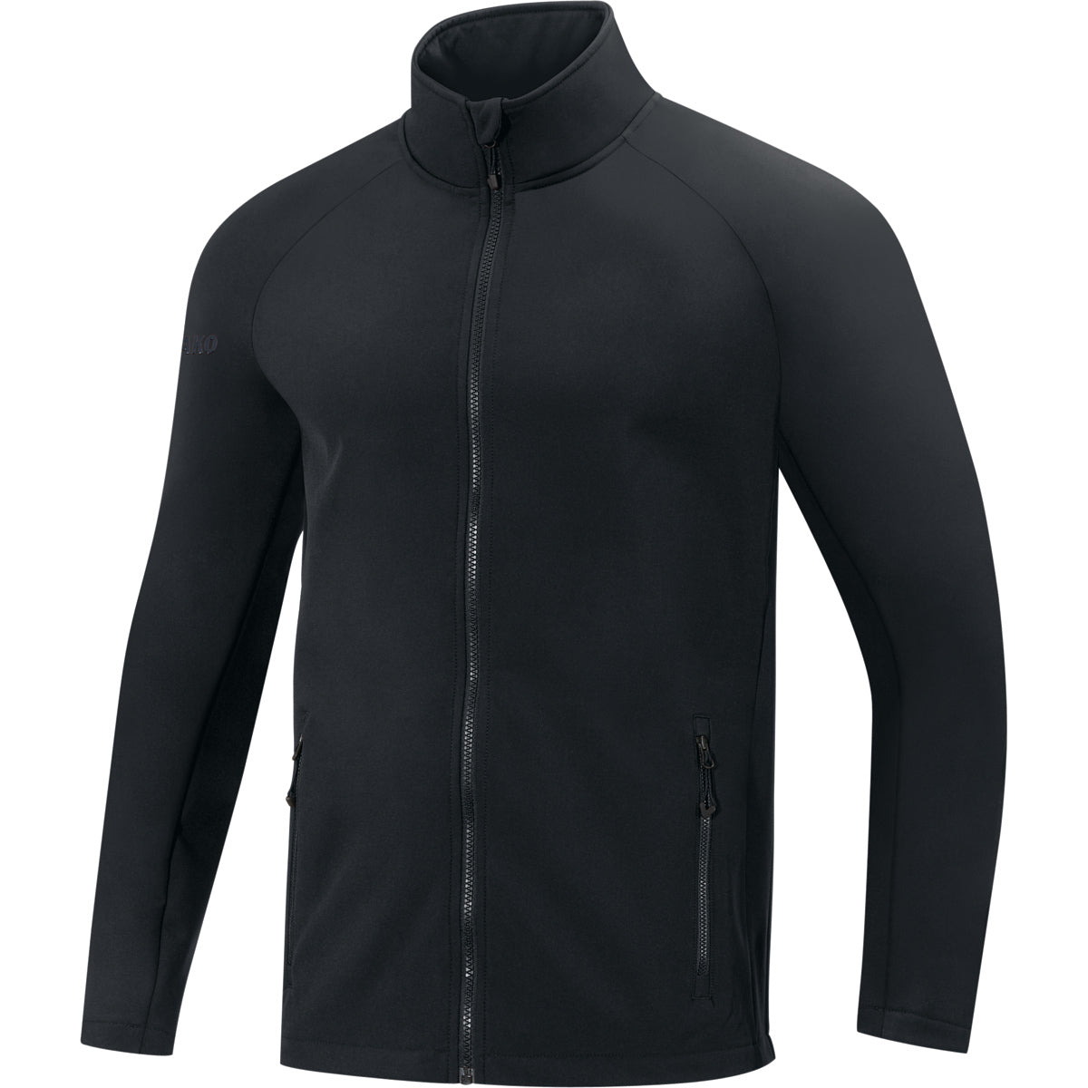 JAKO Softshelljacke Team – Schwarz (vorne)