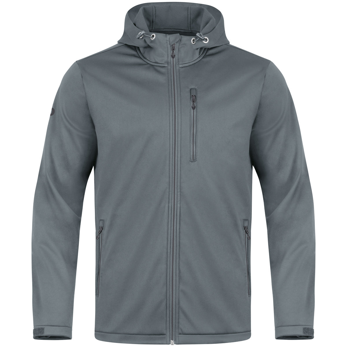 JAKO Softshelljacke Premium – Grau (vorne)