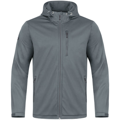 JAKO Softshelljacke Premium – Grau (vorne)