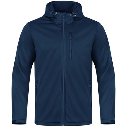 JAKO Softshelljacke Premium – Blau (vorne)