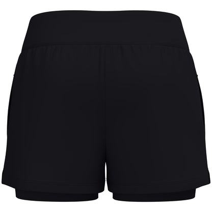 JAKO 2-in-1 Short One Damen – Schwarz (hinten)