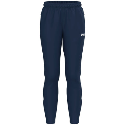 JAKO Trainingshose One Damen Kurzgrößen – Blau (vorne)