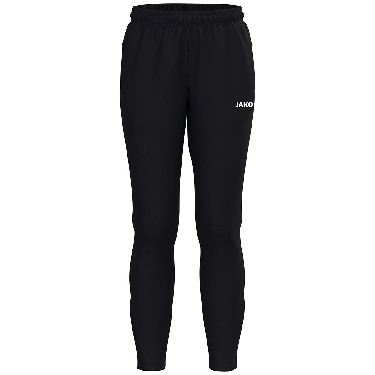 JAKO Trainingshose One Damen – Schwarz (vorne)