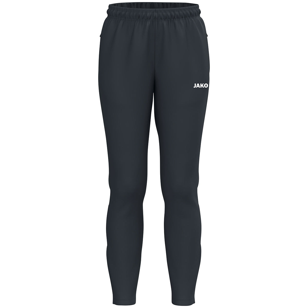 JAKO Trainingshose One Damen – Grau (vorne)