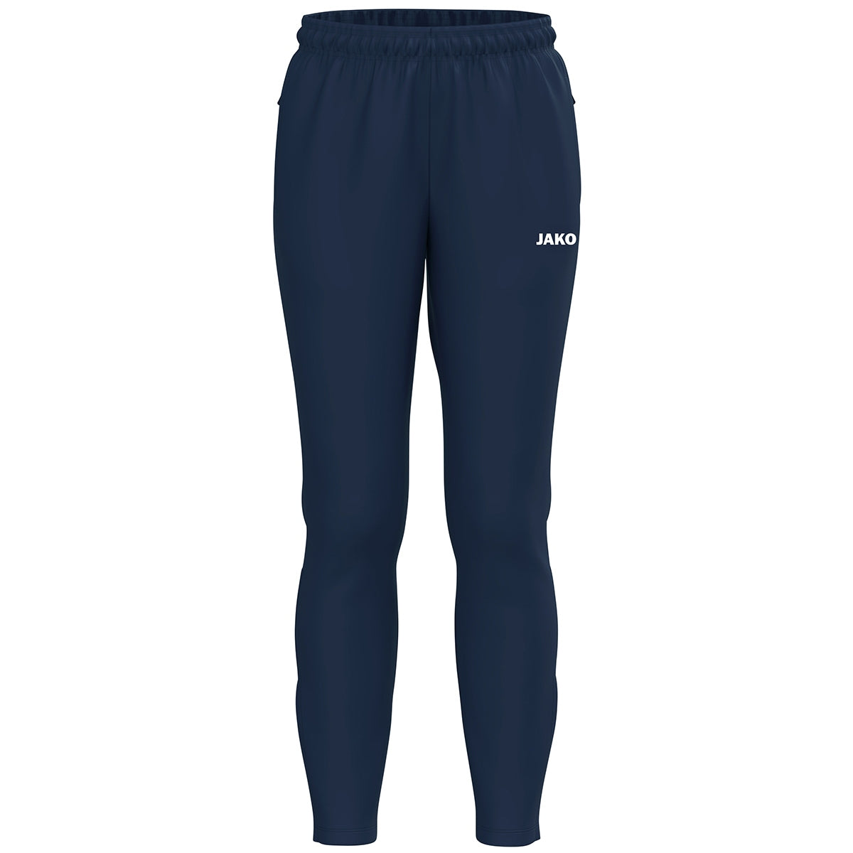 JAKO Trainingshose One Damen – Blau (vorne)