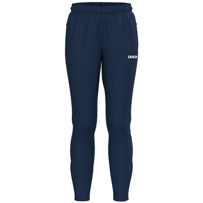 JAKO Trainingshose One Damen – Blau (vorne)
