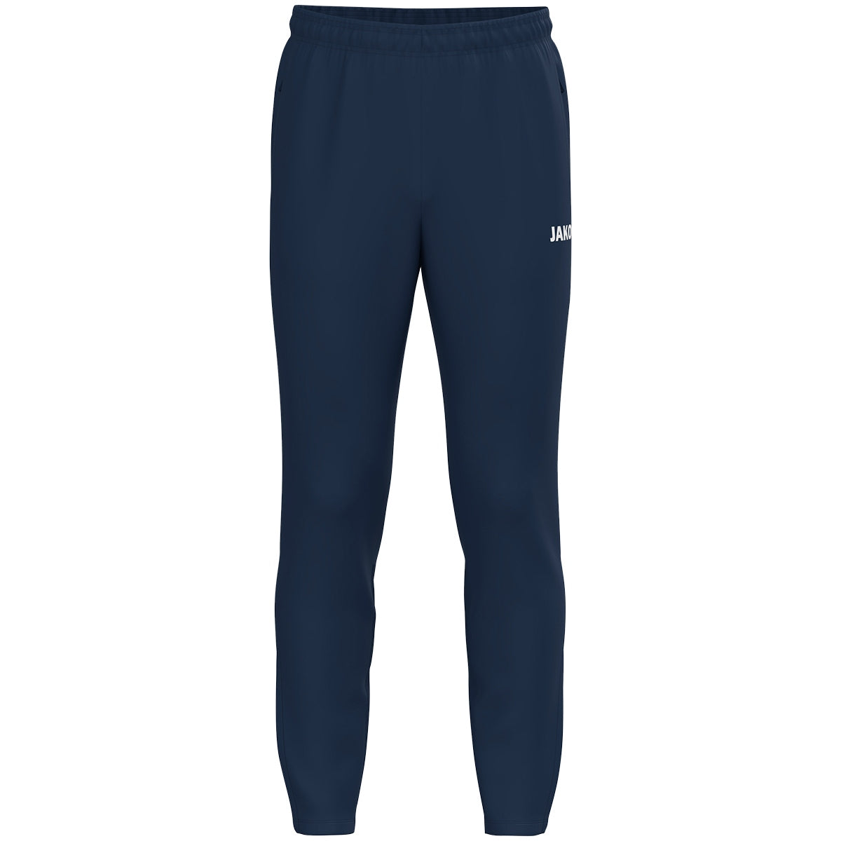 JAKO Trainingshose One Kurzgrößen – Blau (vorne)